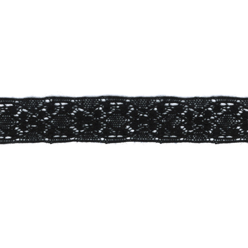 64811 Lace Torchon Black 23mm