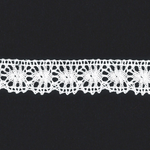 64815 Lace Torchon White 30mm