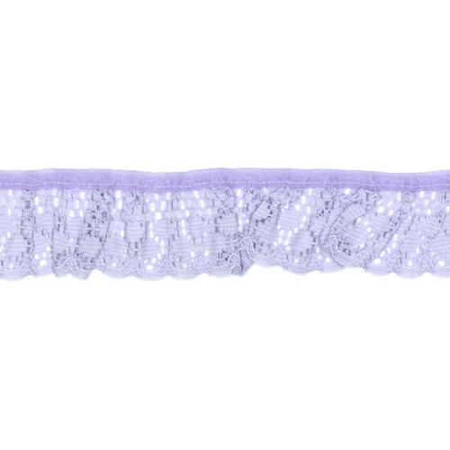 64820 Lace Frilled Lilac 30mm
