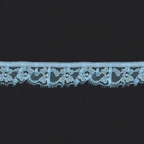 64827 Lace Frilled Blue 20mm
