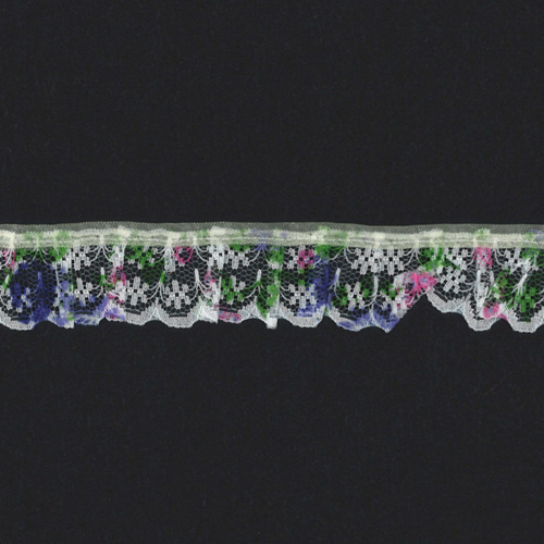 64835 Lace Frilled Multi 20mm
