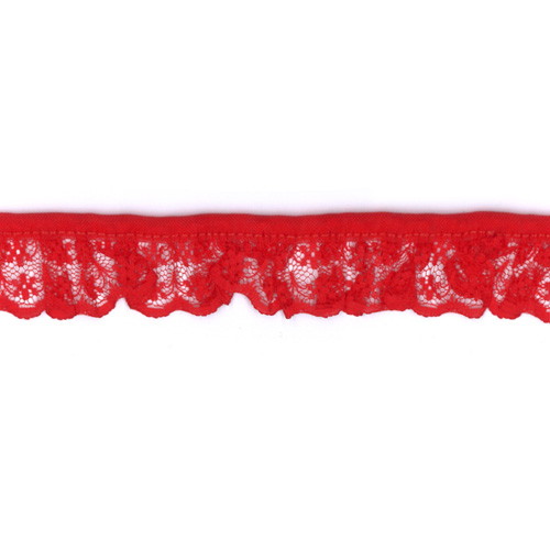 64837 Lace Frilled Red 20mm