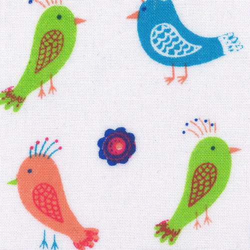 64843 Cotton Fabric 112cm Birds
