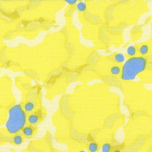 64868 Cotton Fabric 112cm Paw Prints
