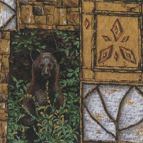 64873 Cotton Fabric 112cm Bears