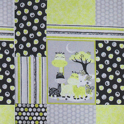 64875 Cotton Fabric 112cm Giraffe Panel