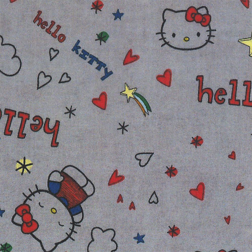 64877 Cotton Fabric 112cm Kittens