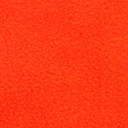 64976 Polar Fleece Fabric Hi-vis Fluro Orange