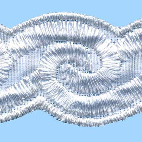 65000 Lace Cambric 28mm White