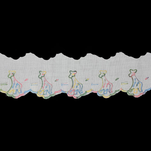 65195 Cambric Lace 80mm White Multi