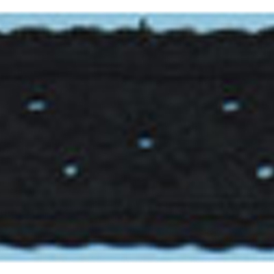 65222 Cambric Lace 30mm Black