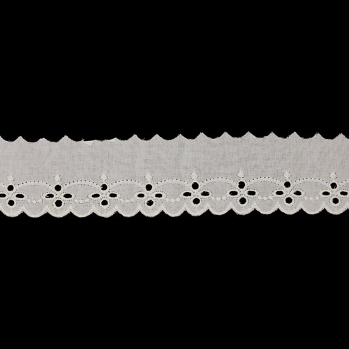 65230 Cambric Lace 38mm Cream