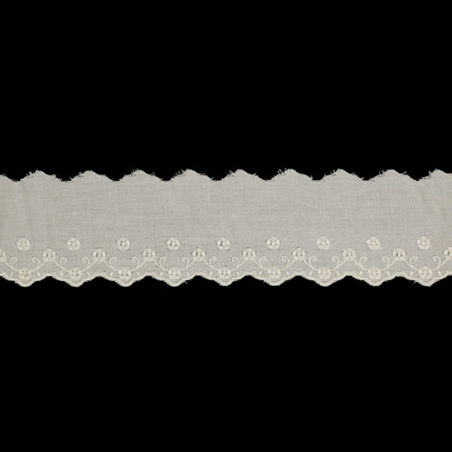 65265 Cambric Lace 60mm Cream