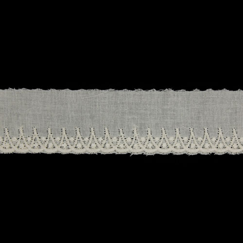 65291 Cambric Lace 30mm Dark Cream