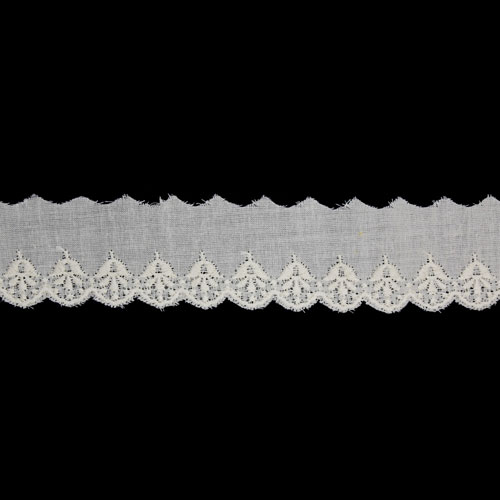 65293 Cambric Lace 30mm Dark Cream