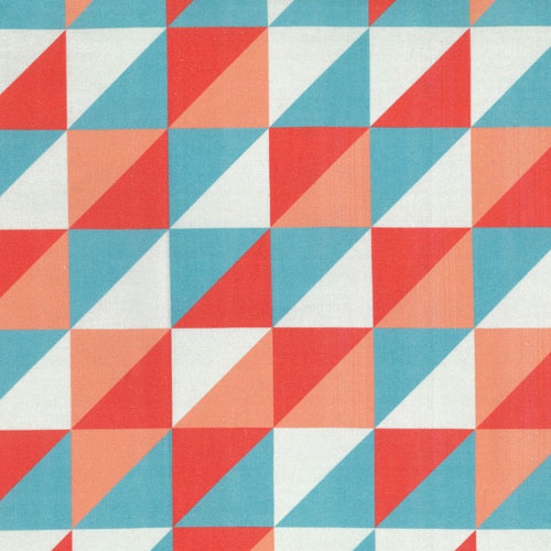 65407 Printed Quilting Fabric 112cm Triangle Diagonal
