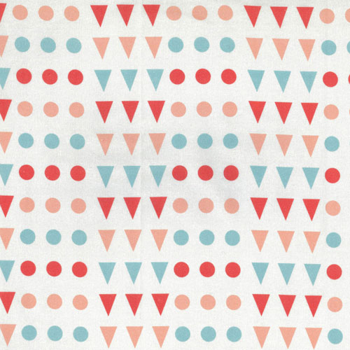 65409 Printed Quilting Fabric 112cm Cream Multi Party
