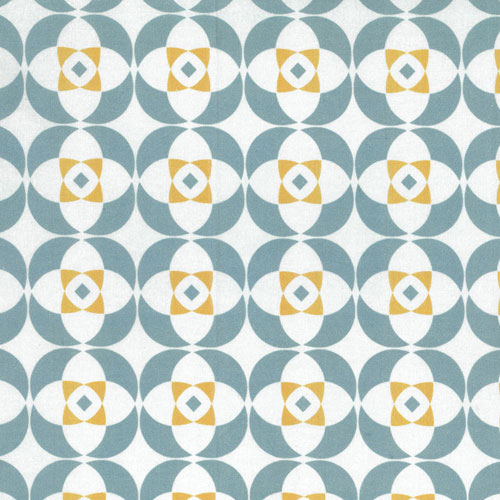 65415 Printed Quilting Fabric 112cm Duck Egg Abstract
