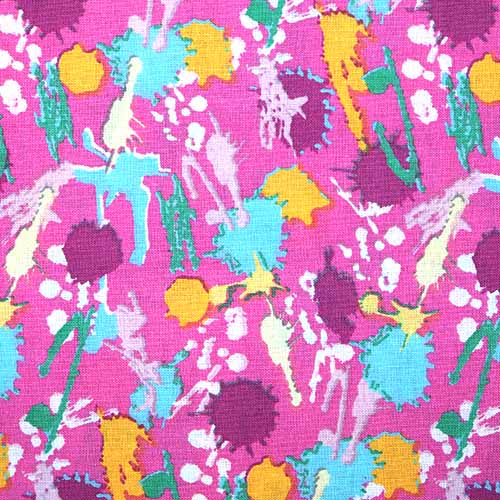 65466 Fab Cotton 112cm Colourful Abstract