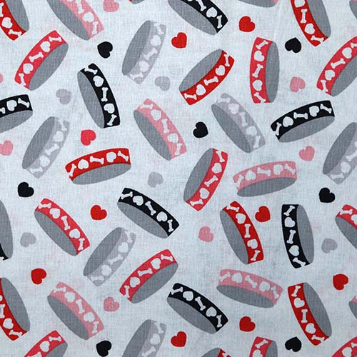 65498 Fab Cotton 112cm Dog Bowls