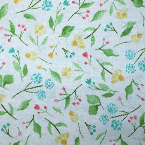 65502 Fab Cotton 112cm Flower Stem Print