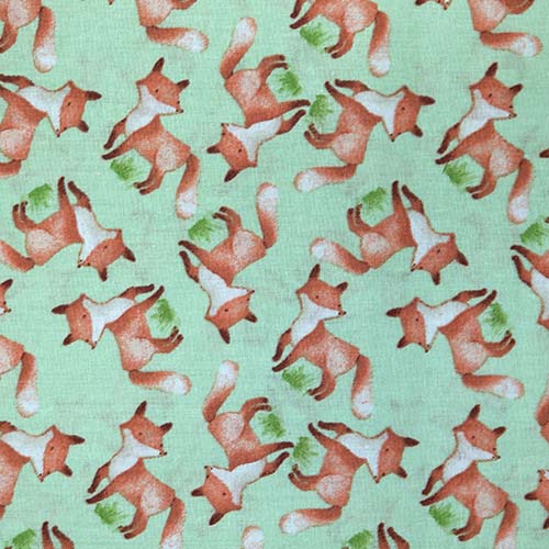 65508 Fab Cotton 112cm Cute Foxes