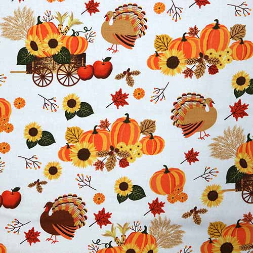 65514 Fab Cotton 112cm Pumpkin Turkey