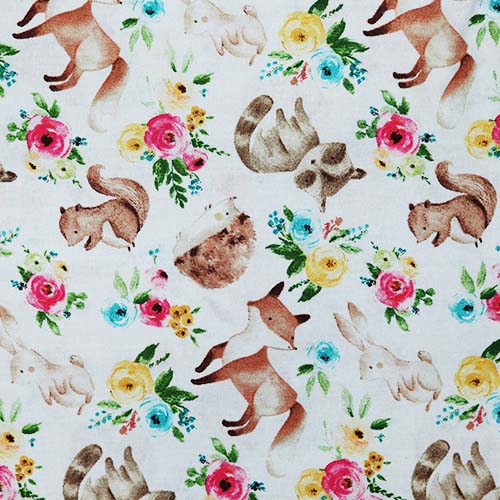 65528 Fab Cotton 112cm Fox Roses