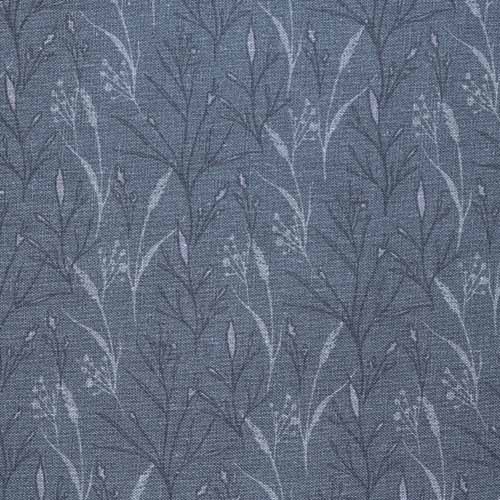 65535 Fab Cotton 141cm Grey Flower