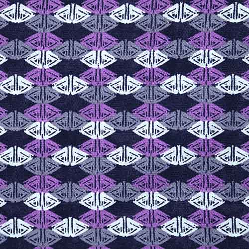 65545 Fab Cotton 112cm Purple White Abstract