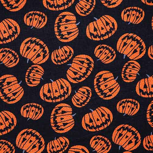 65554 Fab Cotton 112cm Pumpkin Halloween