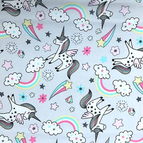 65564 Fab Cotton 112cm Cute Unicorn