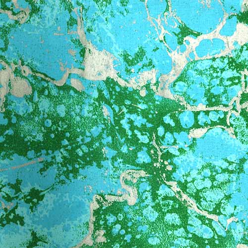 65568 Fab Cotton 112cm Blue Green Abstract