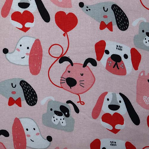 65570 Fab Cotton 112cm Cute Dogs