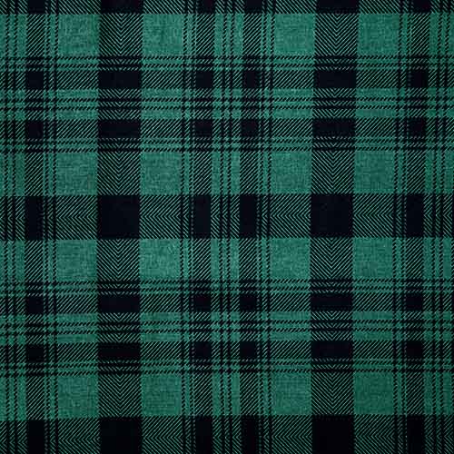 65591 Fab Cotton 112cm Checkered Green Black