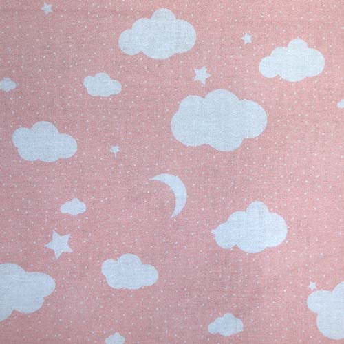 65618 Fab Cotton 112cm Moon And Clouds
