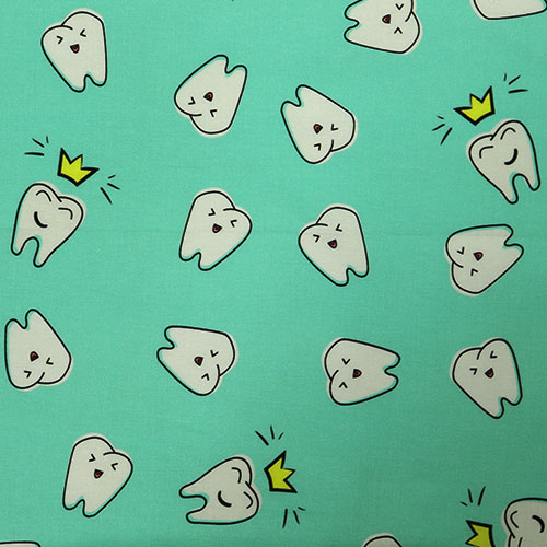65636 Fab Cotton 112cm Happy Tooth