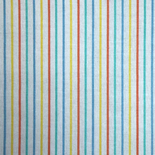 65639 Fab Cotton 112cm Colourful Stripes