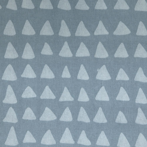 65640 Fab Cotton 112cm Triangles Grey