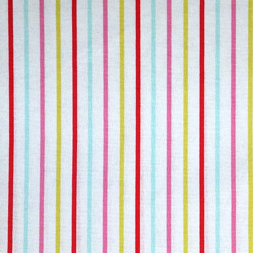 65652 Fab Cotton 112cm Colourful Stripes