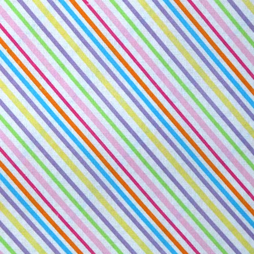65660 Fab Cotton 112cm Rainbow Stripes