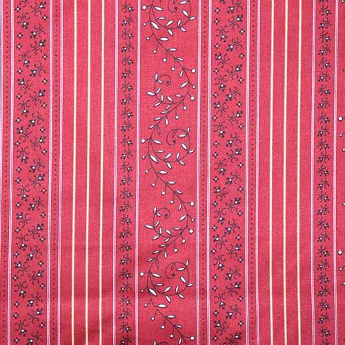 65688 Fab Cotton 150cm Red Pattern