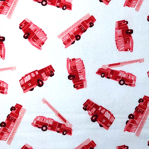 65716 Fab Cotton 112cm Fire Engines