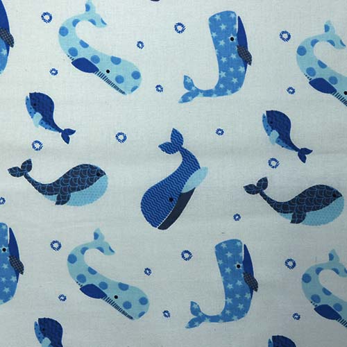 65732 Fab Cotton 112cm Cute Whales