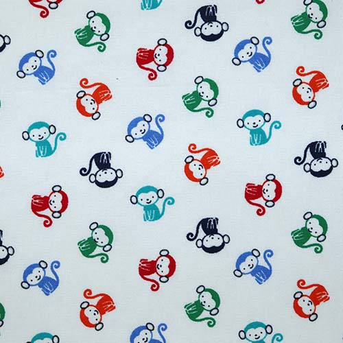 65743 Fab Cotton 112cm Monkeys