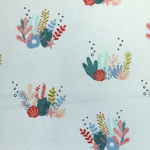 65744 Fab Cotton 112cm Sea Corals