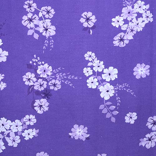 65778 Fab Cotton 112cm Flower Purple