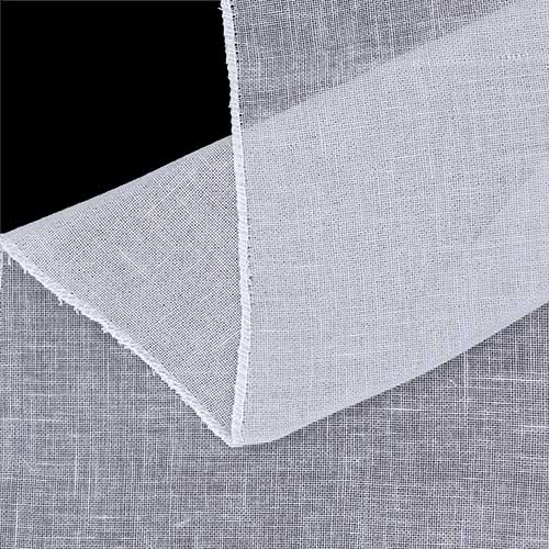 65856 Sullivans Weighted Sheer Curtain Fabric Pablo 330cm Silver