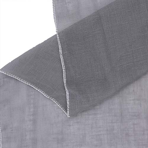 65858 Sullivans Weighted Sheer Curtain Fabric Pablo 330cm Charcoal