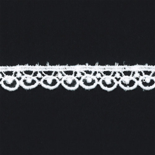 68000 Guipure Lace 10mm White